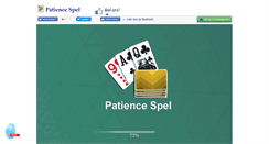 Desktop Screenshot of patiencespel.net